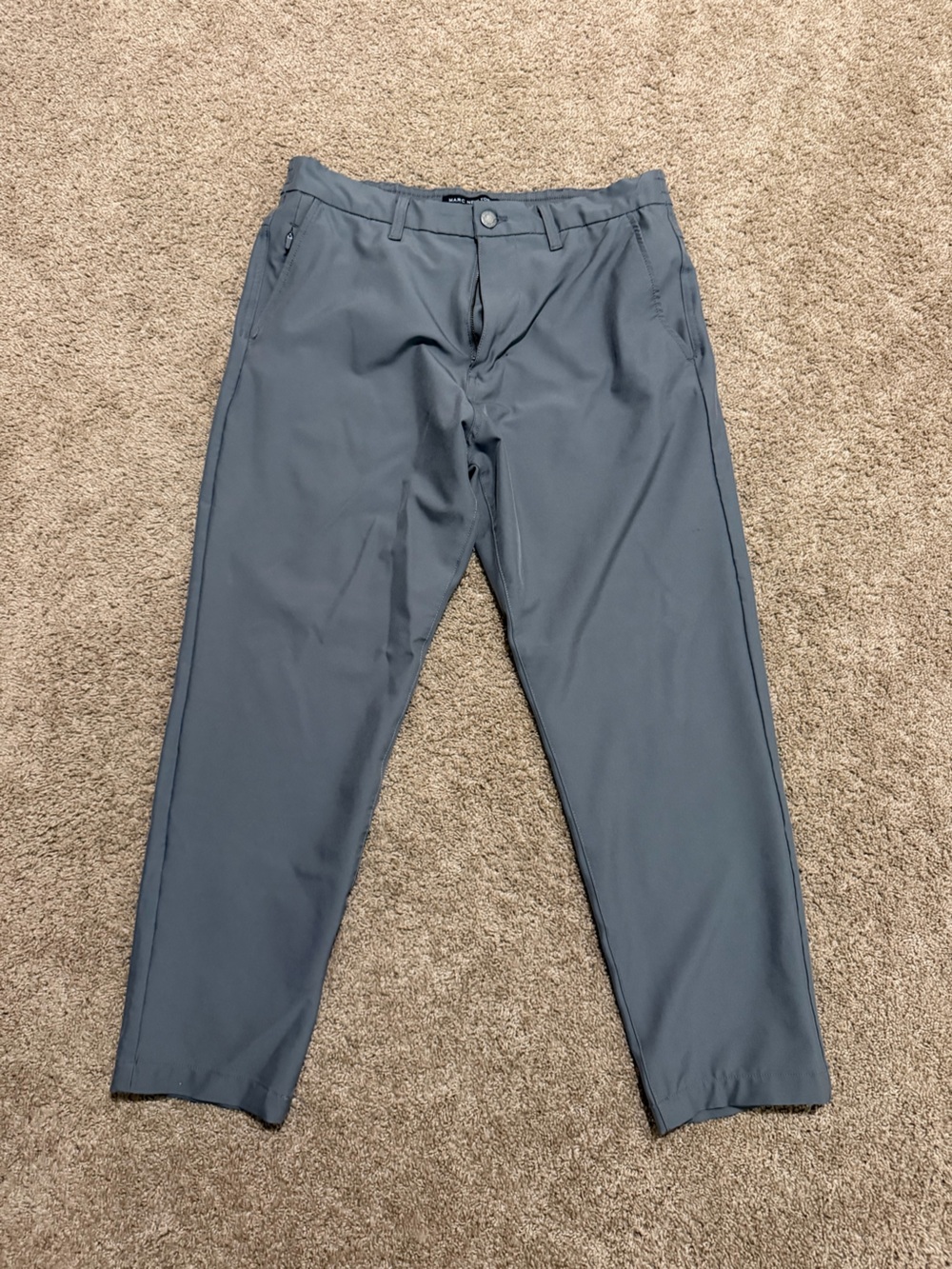 Men's Stretch Athletic Pants in Dark Gray